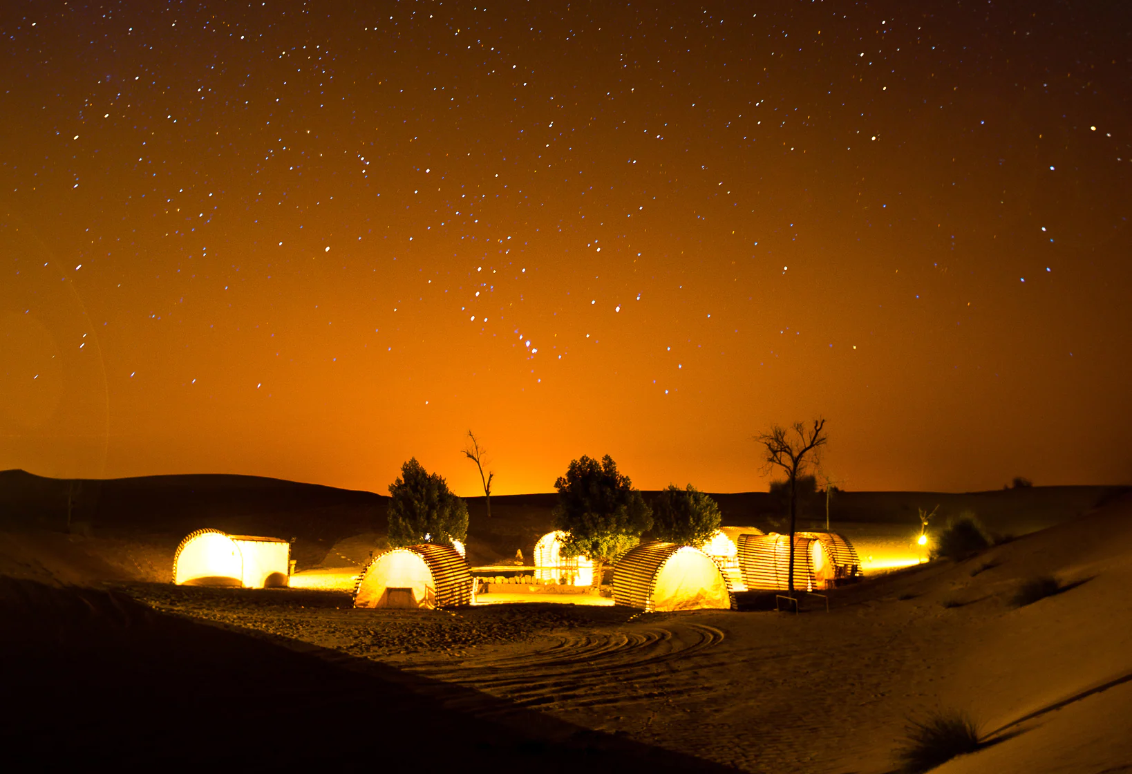 camping in Desert safari